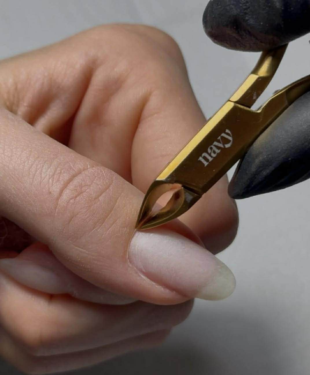 Navy Professional cuticle work at 12:47 Beauty